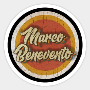 circle vintage Marco Benevento Sticker